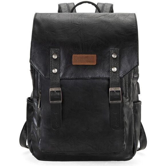 5711 × Wrangler Backpack Unisex Stylish Business Work Backpack Purse Black main image 6